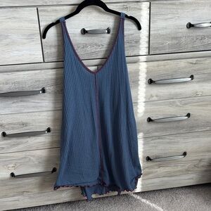 Natural Life waffled beach/pool cover up M